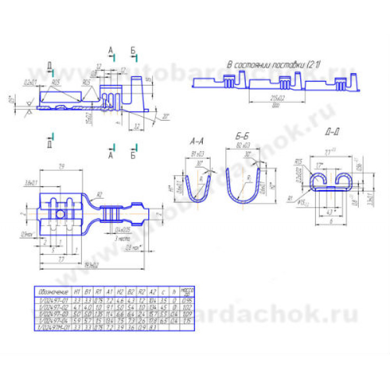 knt_1 02497-04 клемма гнездовая